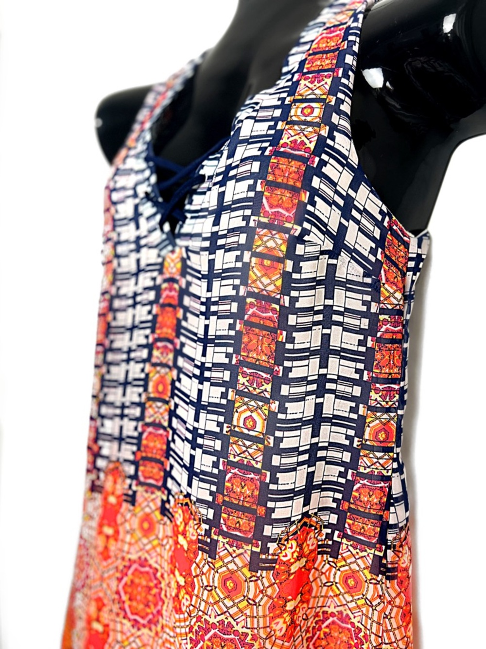 Bright and Beautiful Kaleidoscope Pattern Dress - Picture 4 of 12
